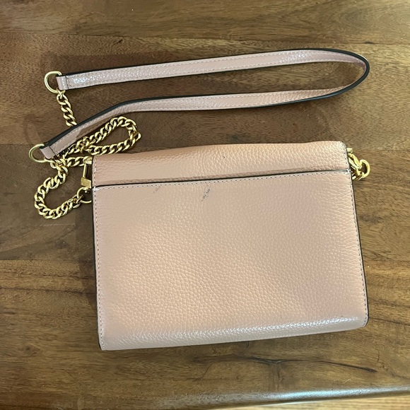Tory Burch Blush Crossbody Bag with Gold Accents - Picture 3 of 13
